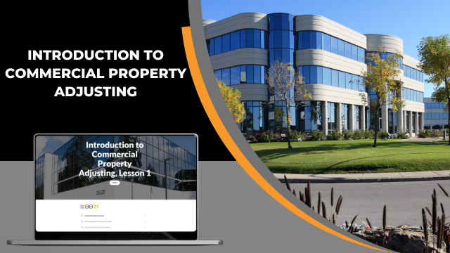 Ae21 Lettering Introduction to Commercial Property Adjusting - IN – AE21 Incorporated