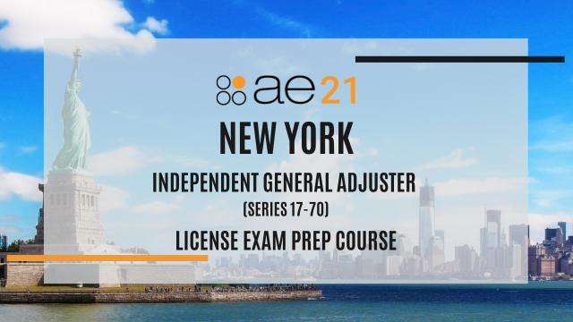 Ae21 Lettering New York Independent General Adjuster License Exam Prep – AE21 Incorporated