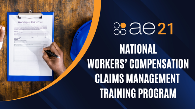 Ae21 Lettering National Workers’ Compensation Claims Training Program | AE21 – AE21 ...
